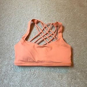 Orange free to be wild bra